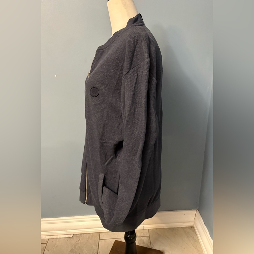 Jack & Jones Dark Blue Textured Jacket - Picture 3 of 7